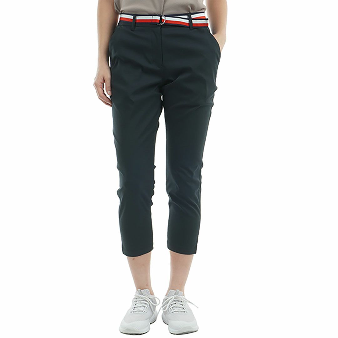トミー ヒルフィガー ゴルフ Tommy Hilfiger Golf レディース レディース ベルテッドツイル 3/4パンツ THLA505 詳細1