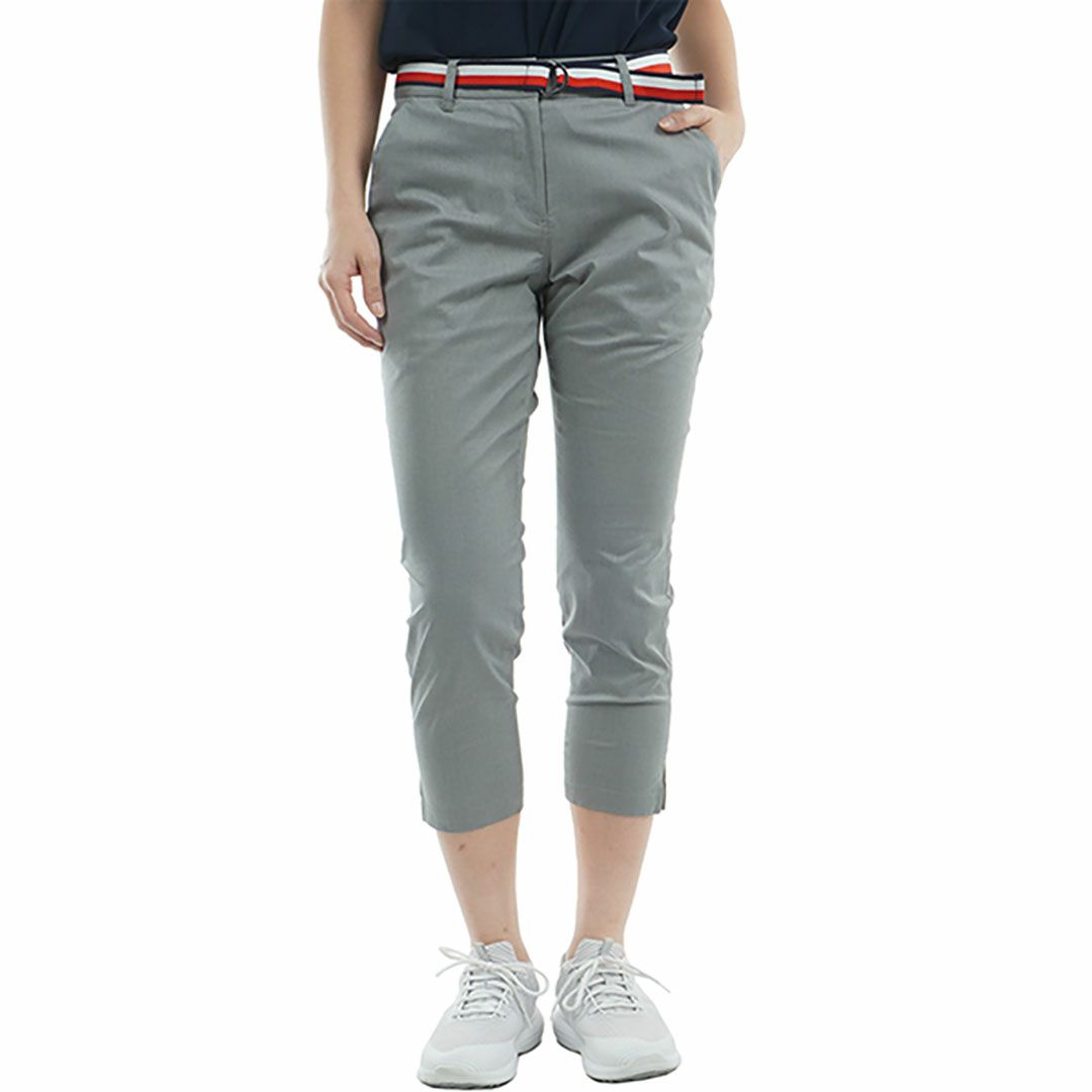 トミー ヒルフィガー ゴルフ Tommy Hilfiger Golf レディース レディース ベルテッドツイル 3/4パンツ THLA505 詳細3