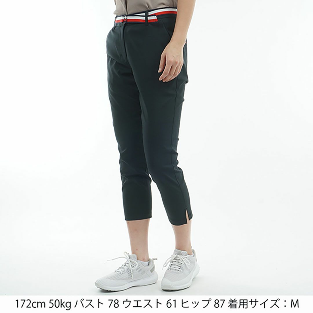 トミー ヒルフィガー ゴルフ Tommy Hilfiger Golf レディース レディース ベルテッドツイル 3/4パンツ THLA505 詳細7