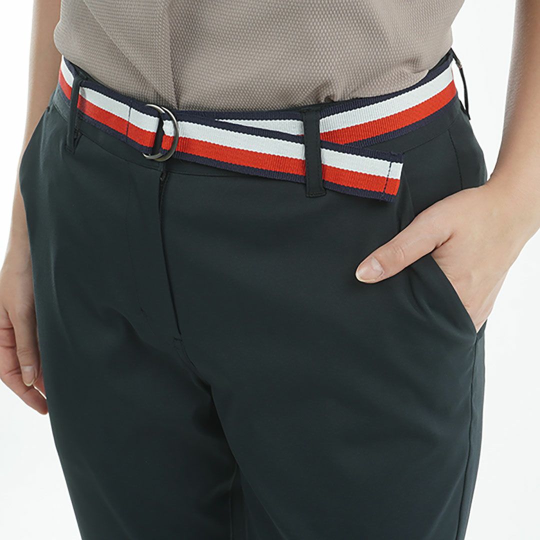 トミー ヒルフィガー ゴルフ Tommy Hilfiger Golf レディース レディース ベルテッドツイル 3/4パンツ THLA505 詳細11