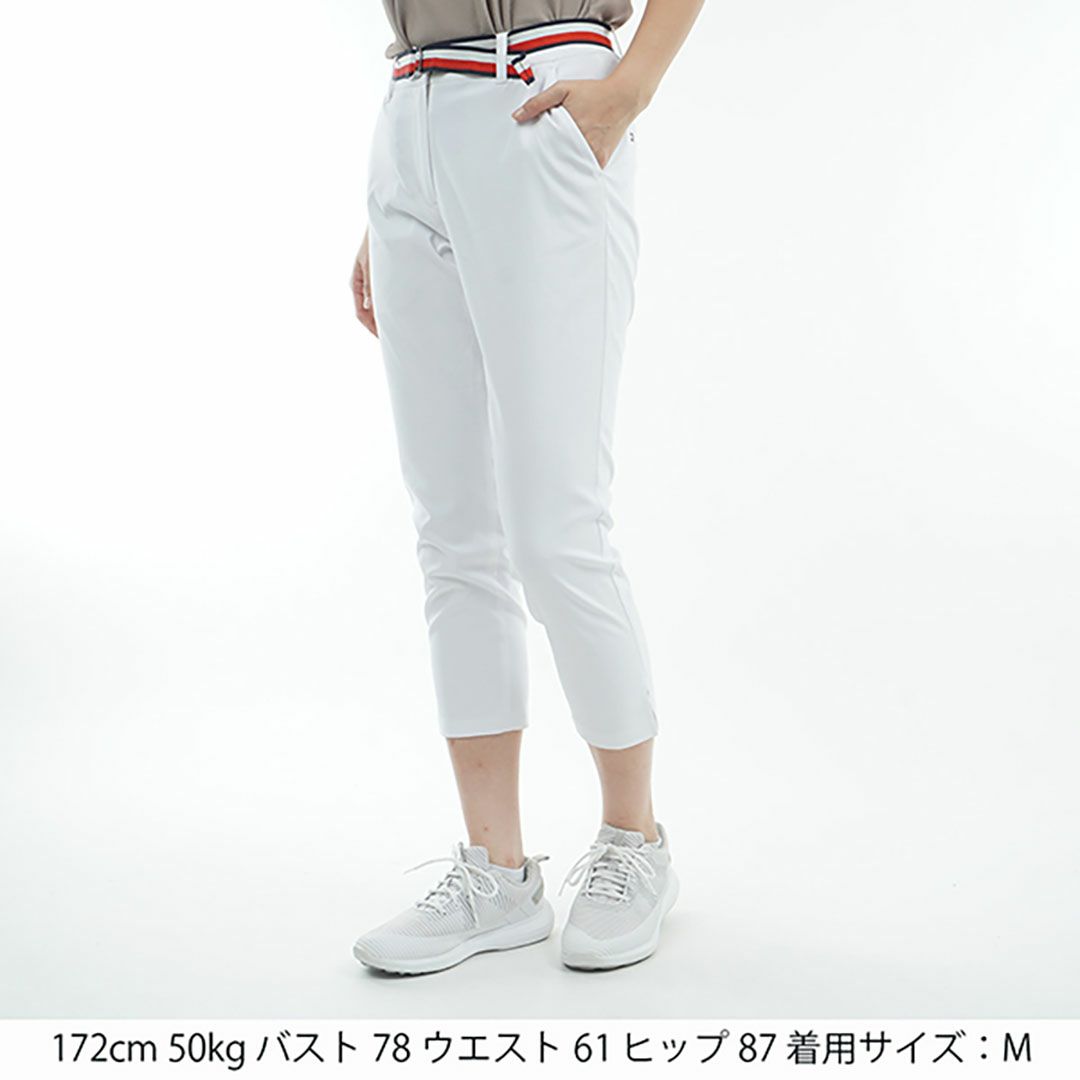 トミー ヒルフィガー ゴルフ Tommy Hilfiger Golf レディース レディース ベルテッドツイル 3/4パンツ THLA505 詳細14