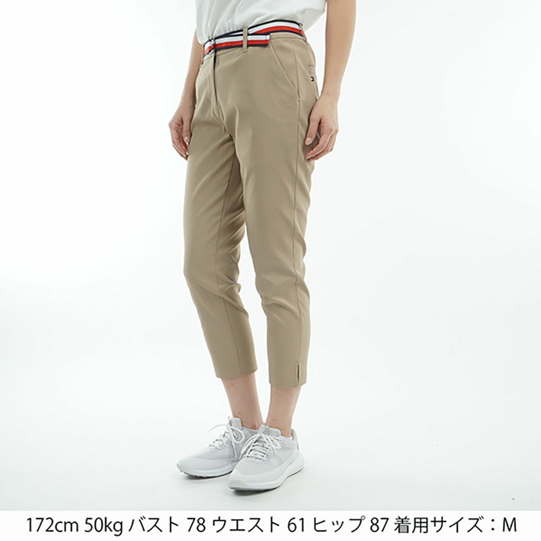 トミー ヒルフィガー ゴルフ Tommy Hilfiger Golf レディース レディース ベルテッドツイル 3/4パンツ THLA505 詳細18