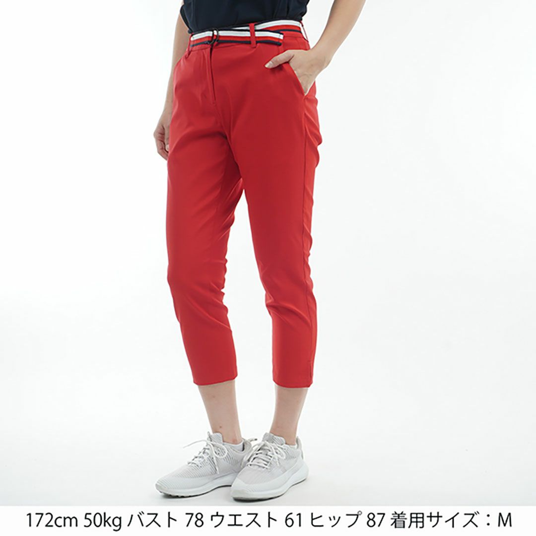 トミー ヒルフィガー ゴルフ Tommy Hilfiger Golf レディース レディース ベルテッドツイル 3/4パンツ THLA505 詳細22