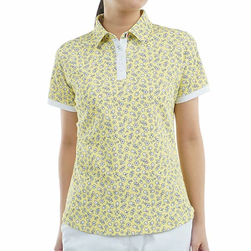 トミー ヒルフィガー ゴルフ Tommy Hilfiger Golf レディース レディース ドット&フラワープリント 半袖シャツ THLA506 詳細1