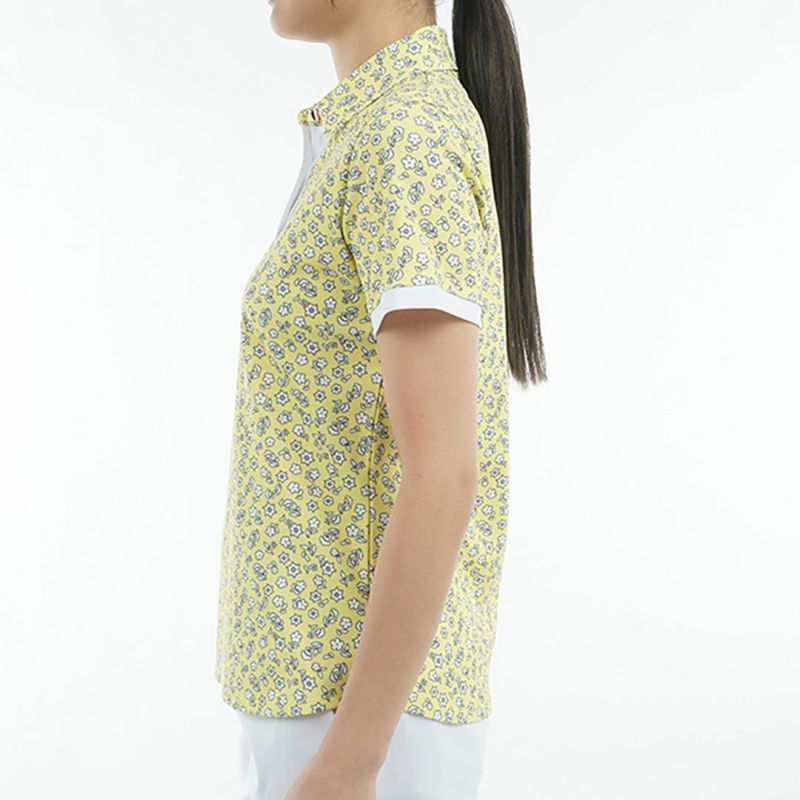 トミー ヒルフィガー ゴルフ Tommy Hilfiger Golf レディース レディース ドット&フラワープリント 半袖シャツ THLA506 詳細6