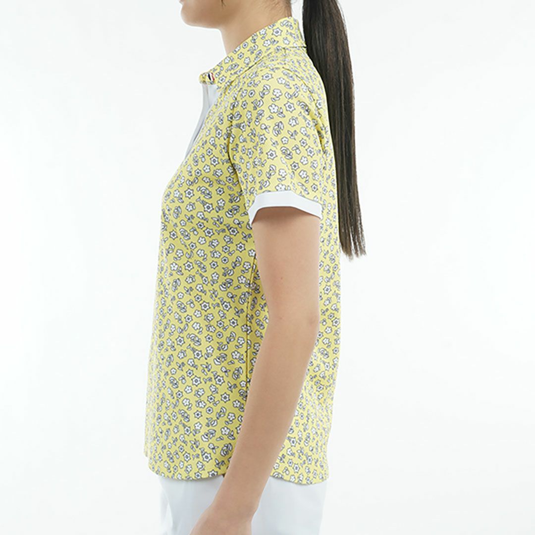 トミー ヒルフィガー ゴルフ Tommy Hilfiger Golf レディース レディース ドット&フラワープリント 半袖シャツ THLA506 詳細6