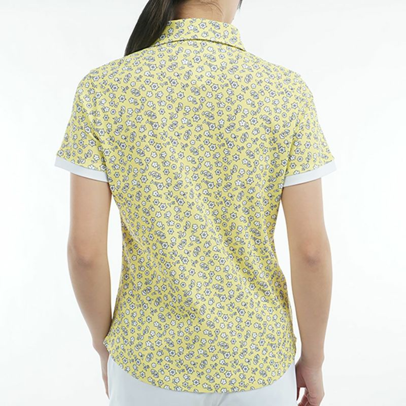 トミー ヒルフィガー ゴルフ Tommy Hilfiger Golf レディース レディース ドット&フラワープリント 半袖シャツ THLA506 詳細7