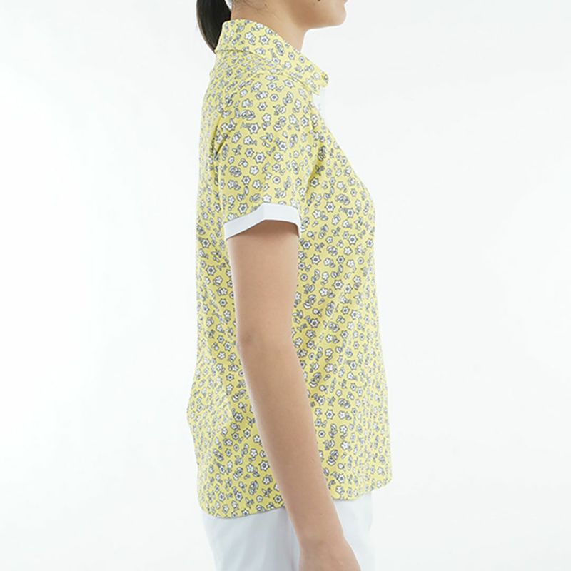 トミー ヒルフィガー ゴルフ Tommy Hilfiger Golf レディース レディース ドット&フラワープリント 半袖シャツ THLA506 詳細8