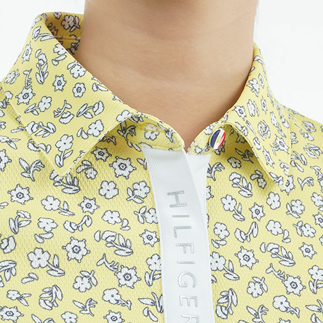 トミー ヒルフィガー ゴルフ Tommy Hilfiger Golf レディース レディース ドット&フラワープリント 半袖シャツ THLA506 詳細10