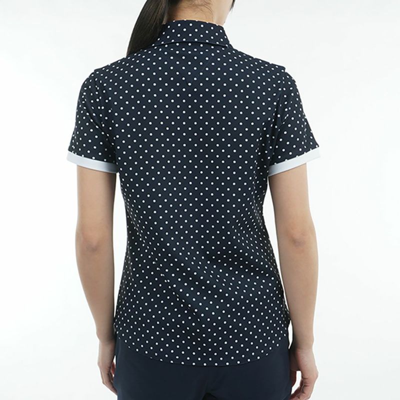 トミー ヒルフィガー ゴルフ Tommy Hilfiger Golf レディース レディース ドット&フラワープリント 半袖シャツ THLA506 詳細16