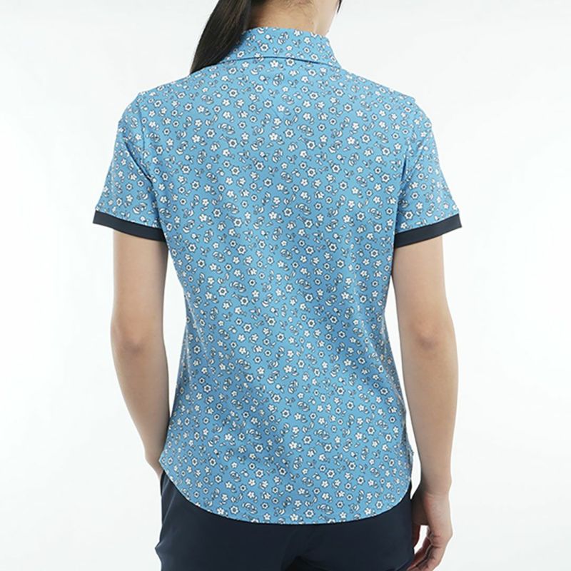 トミー ヒルフィガー ゴルフ Tommy Hilfiger Golf レディース レディース ドット&フラワープリント 半袖シャツ THLA506 詳細18
