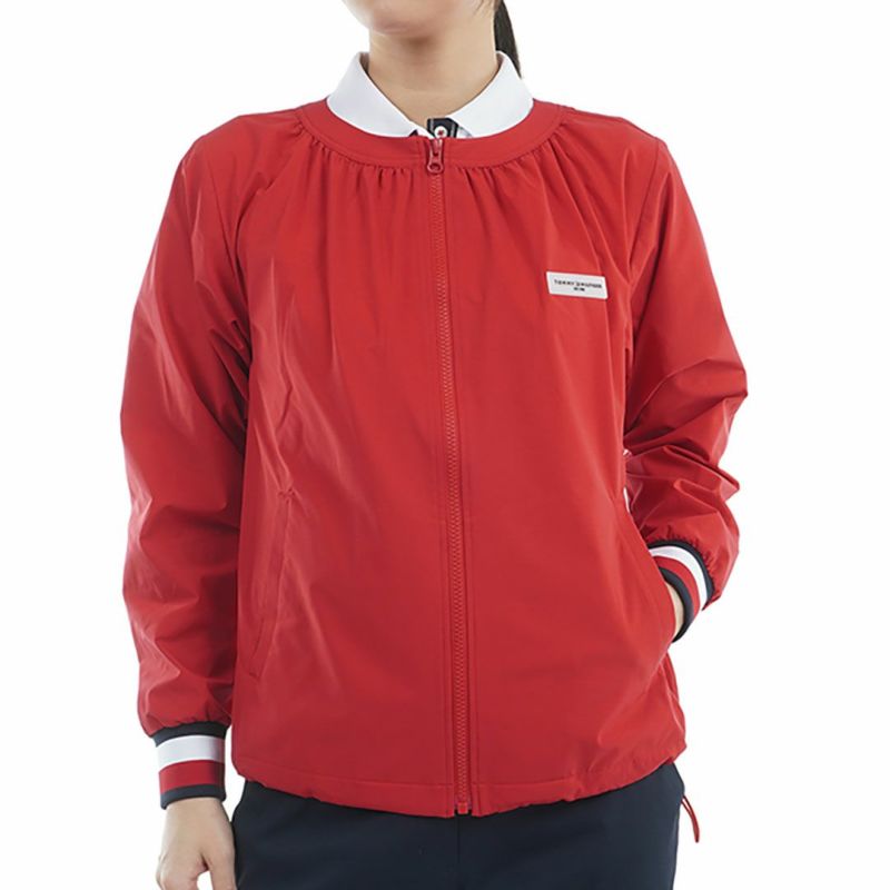 トミー ヒルフィガー ゴルフ Tommy Hilfiger Golf レディース レディース クラシック ノーカラーブルゾン THLA508 詳細1