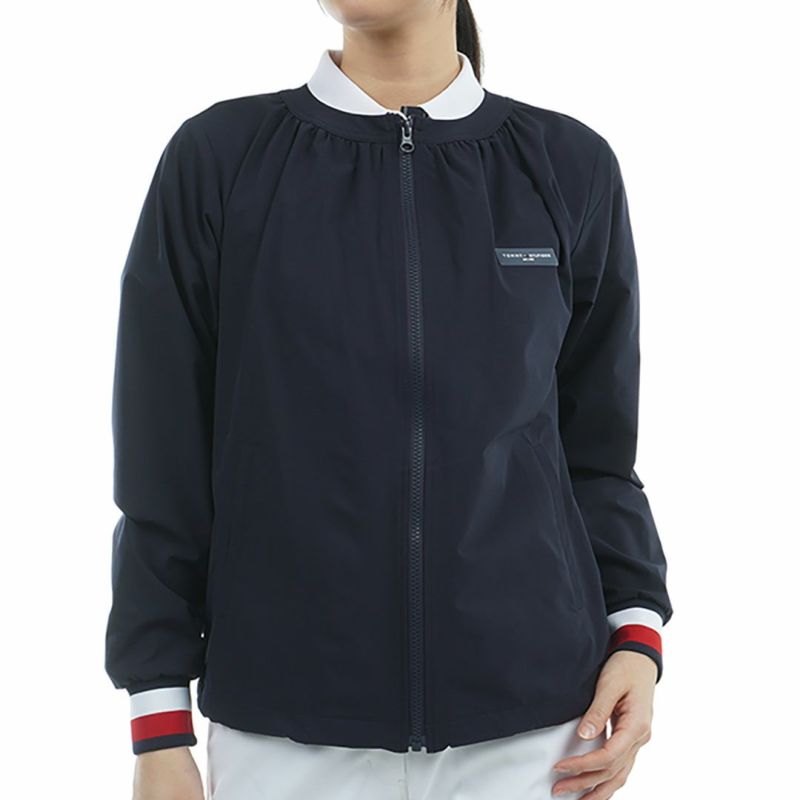 トミー ヒルフィガー ゴルフ Tommy Hilfiger Golf レディース レディース クラシック ノーカラーブルゾン THLA508 詳細3