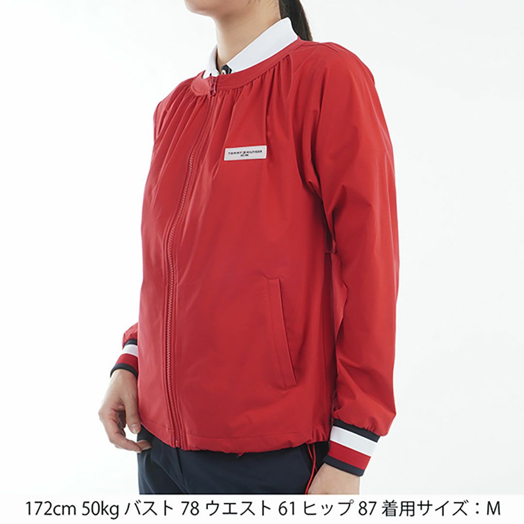 トミー ヒルフィガー ゴルフ Tommy Hilfiger Golf レディース レディース クラシック ノーカラーブルゾン THLA508 詳細4