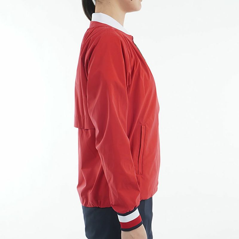 トミー ヒルフィガー ゴルフ Tommy Hilfiger Golf レディース レディース クラシック ノーカラーブルゾン THLA508 詳細7