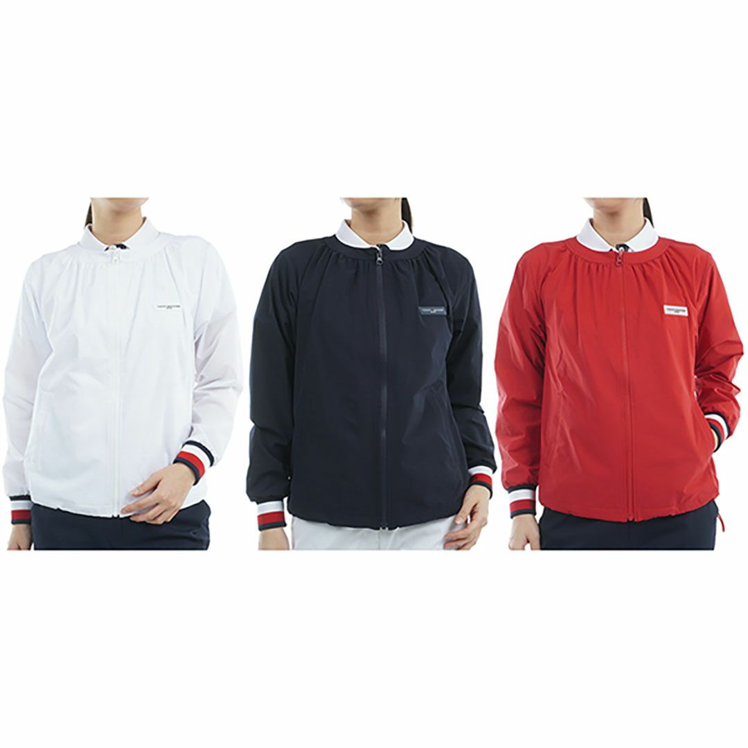トミー ヒルフィガー ゴルフ Tommy Hilfiger Golf レディース レディース クラシック ノーカラーブルゾン THLA508 詳細13