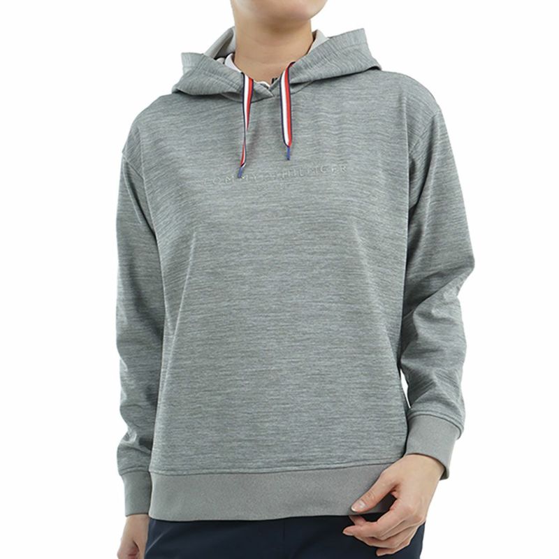トミー ヒルフィガー ゴルフ Tommy Hilfiger Golf レディース レディース フロントロゴ フーディーパーカ THLA509 詳細1