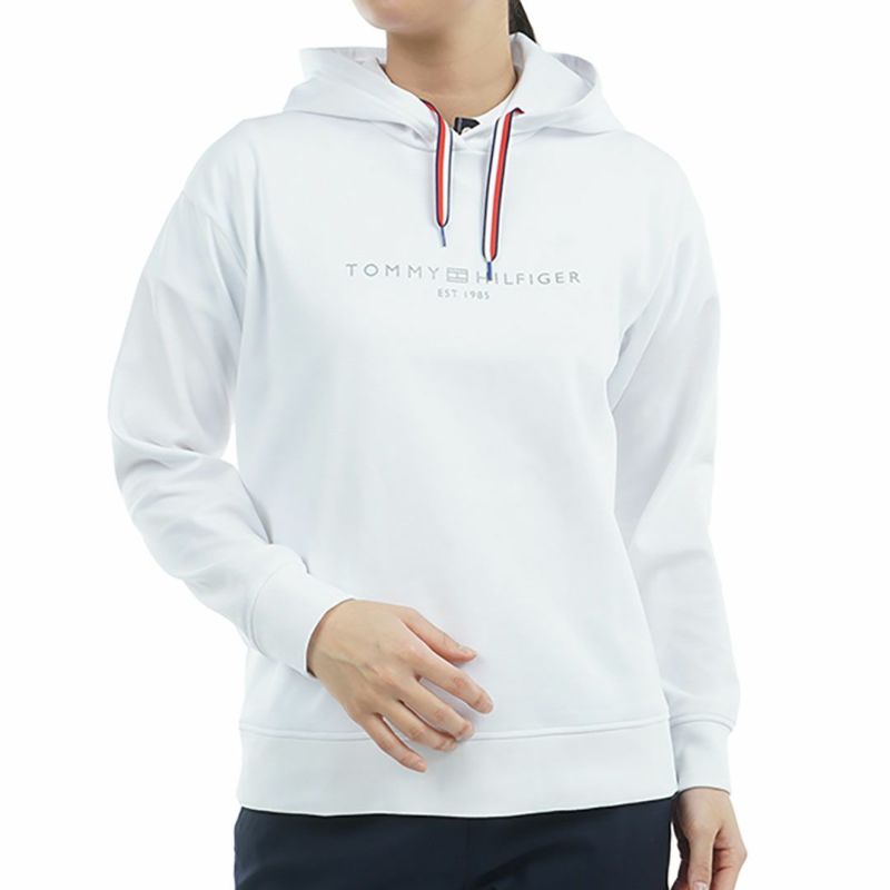 トミー ヒルフィガー ゴルフ Tommy Hilfiger Golf レディース レディース フロントロゴ フーディーパーカ THLA509 詳細2