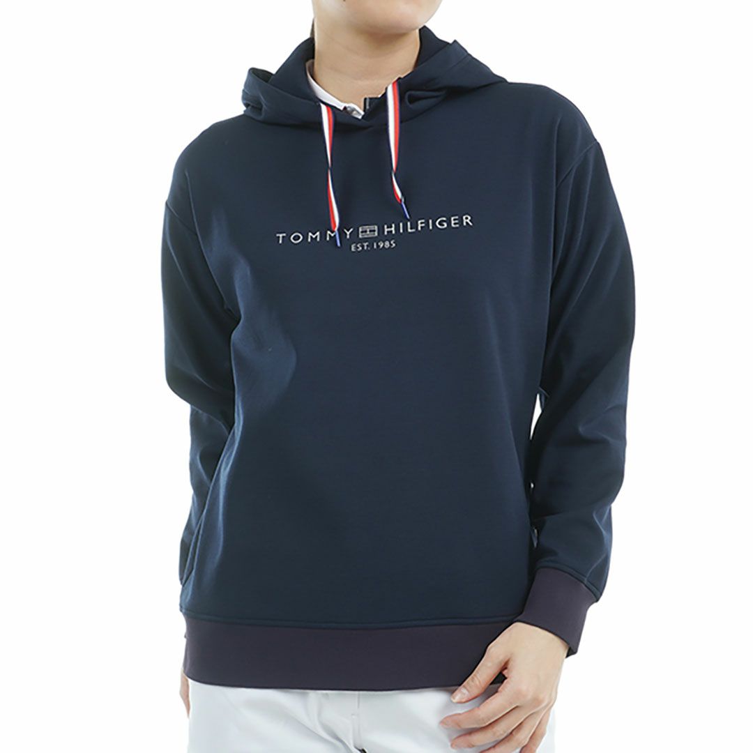トミー ヒルフィガー ゴルフ Tommy Hilfiger Golf レディース レディース フロントロゴ フーディーパーカ THLA509 詳細3
