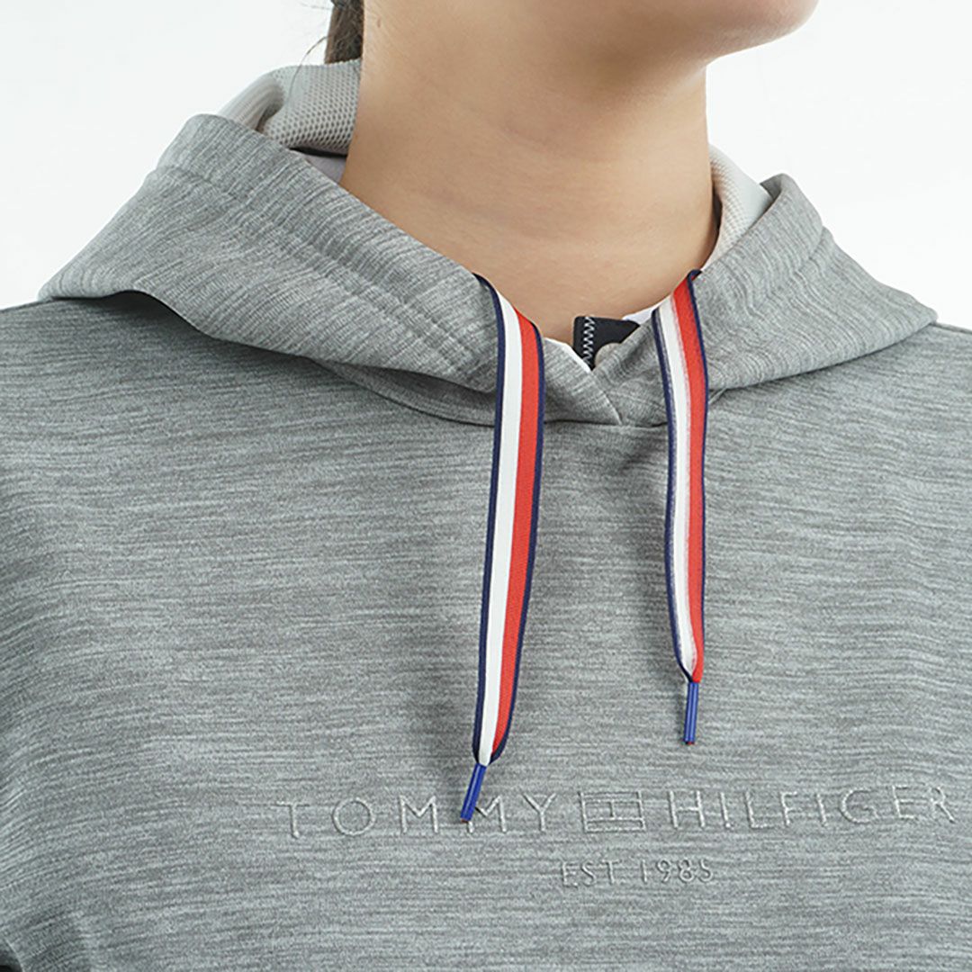 トミー ヒルフィガー ゴルフ Tommy Hilfiger Golf レディース レディース フロントロゴ フーディーパーカ THLA509 詳細10