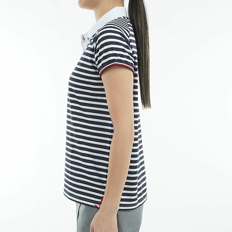 トミー ヒルフィガー ゴルフ Tommy Hilfiger Golf レディース レディース フロントロゴ フレンチスリーブポロシャツ THLA511 詳細8