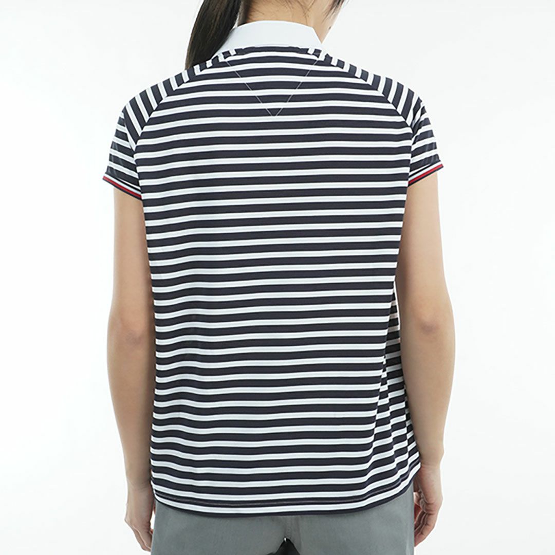 トミー ヒルフィガー ゴルフ Tommy Hilfiger Golf レディース レディース フロントロゴ フレンチスリーブポロシャツ THLA511 詳細9