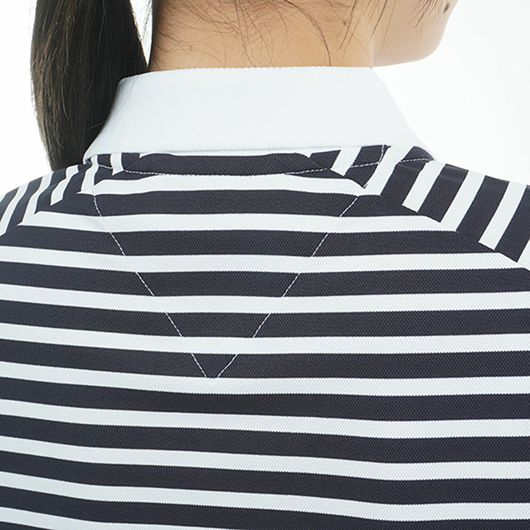 トミー ヒルフィガー ゴルフ Tommy Hilfiger Golf レディース レディース フロントロゴ フレンチスリーブポロシャツ THLA511 詳細12