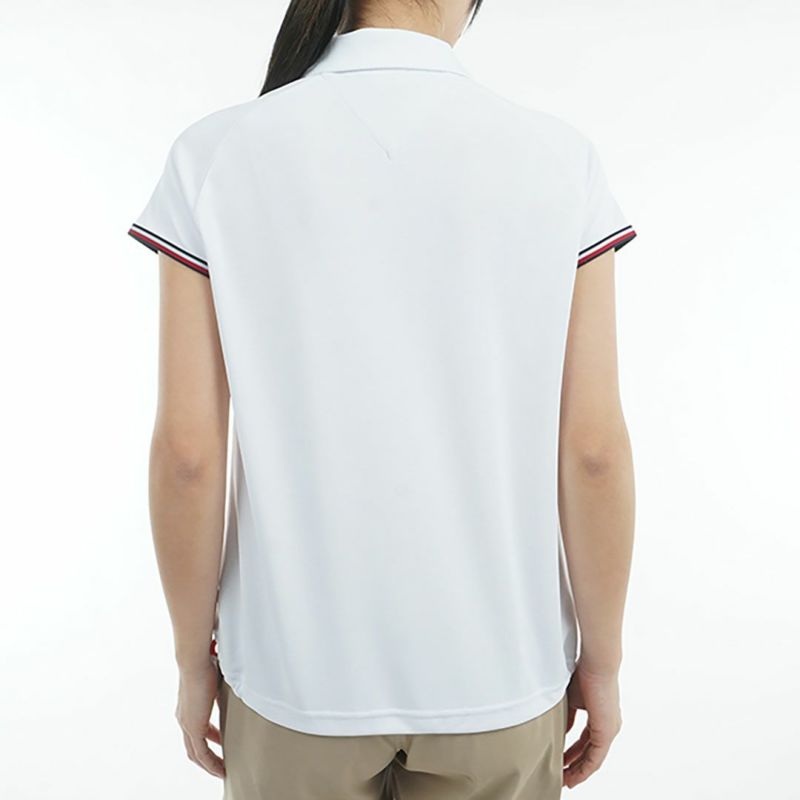 トミー ヒルフィガー ゴルフ Tommy Hilfiger Golf レディース レディース フロントロゴ フレンチスリーブポロシャツ THLA511 詳細17