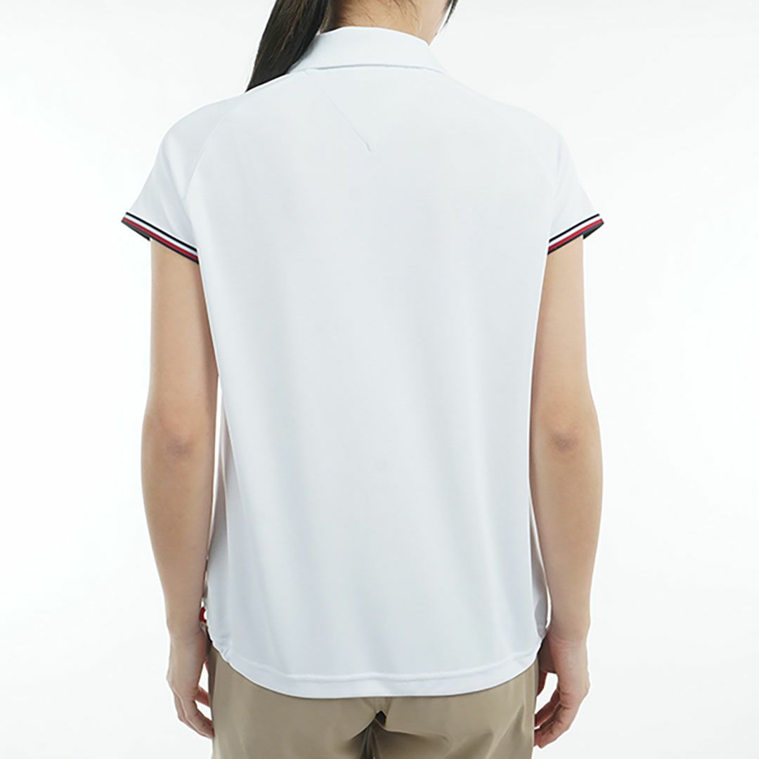 トミー ヒルフィガー ゴルフ Tommy Hilfiger Golf レディース レディース フロントロゴ フレンチスリーブポロシャツ THLA511 詳細17