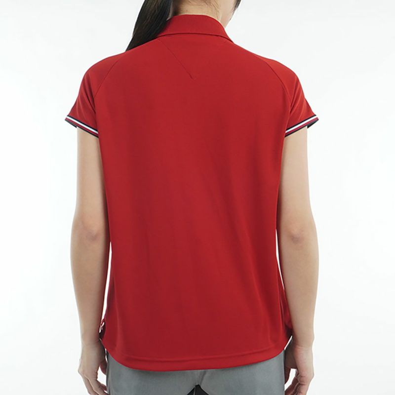 トミー ヒルフィガー ゴルフ Tommy Hilfiger Golf レディース レディース フロントロゴ フレンチスリーブポロシャツ THLA511 詳細21