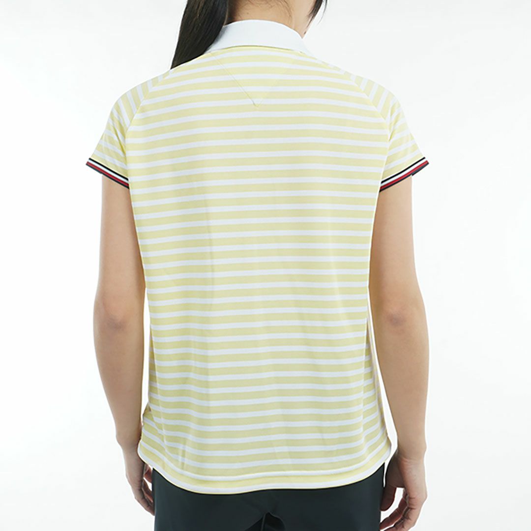 トミー ヒルフィガー ゴルフ Tommy Hilfiger Golf レディース レディース フロントロゴ フレンチスリーブポロシャツ THLA511 詳細25