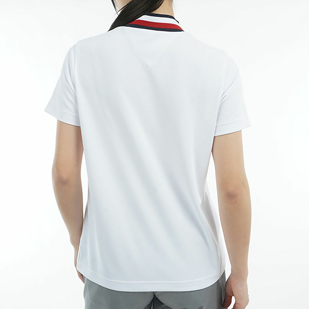 トミー ヒルフィガー ゴルフ Tommy Hilfiger Golf レディース レディース フロントロゴ 半袖モックネックシャツ THLA512 詳細16