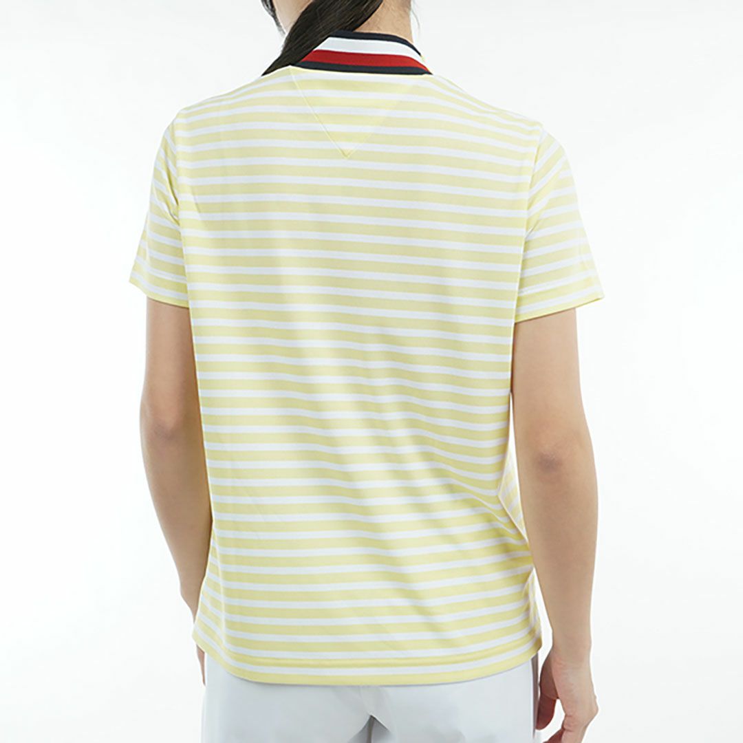 トミー ヒルフィガー ゴルフ Tommy Hilfiger Golf レディース レディース フロントロゴ 半袖モックネックシャツ THLA512 詳細23