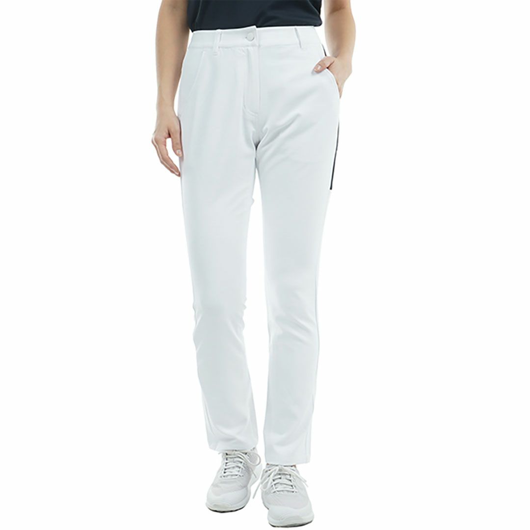 トミー ヒルフィガー ゴルフ Tommy Hilfiger Golf レディース レディース サイドラインロゴ ロングパンツ THLA513 詳細1