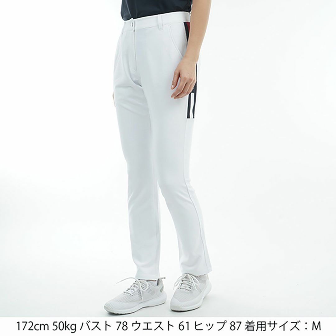 トミー ヒルフィガー ゴルフ Tommy Hilfiger Golf レディース レディース サイドラインロゴ ロングパンツ THLA513 詳細5