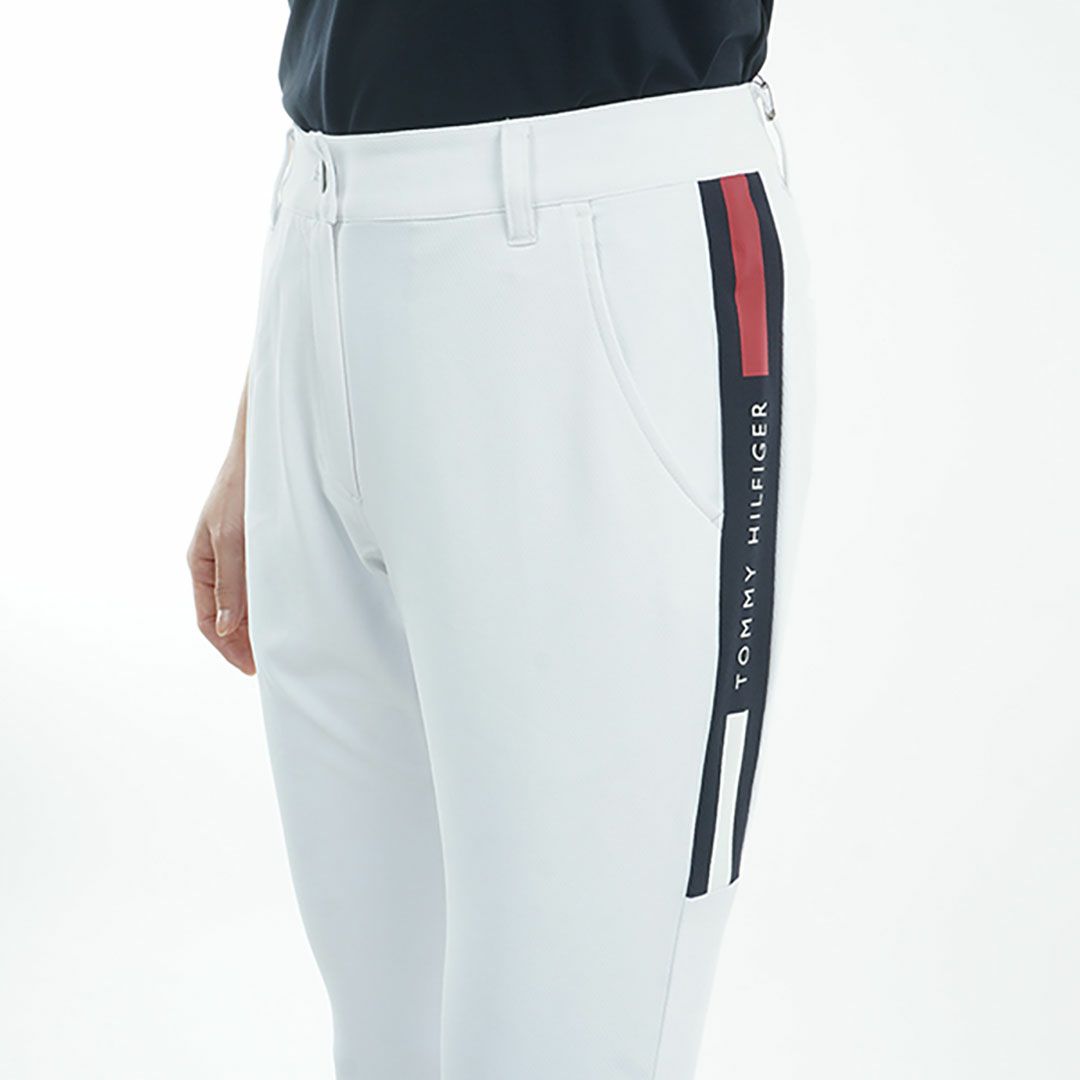 トミー ヒルフィガー ゴルフ Tommy Hilfiger Golf レディース レディース サイドラインロゴ ロングパンツ THLA513 詳細9