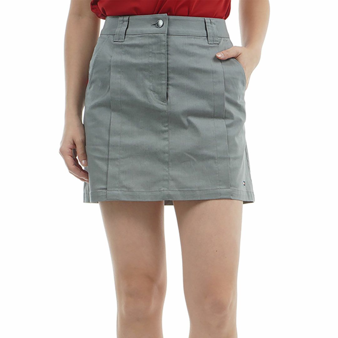 トミー ヒルフィガー ゴルフ Tommy Hilfiger Golf レディース レディース バックプリント ツイルスカート THLA514 詳細4