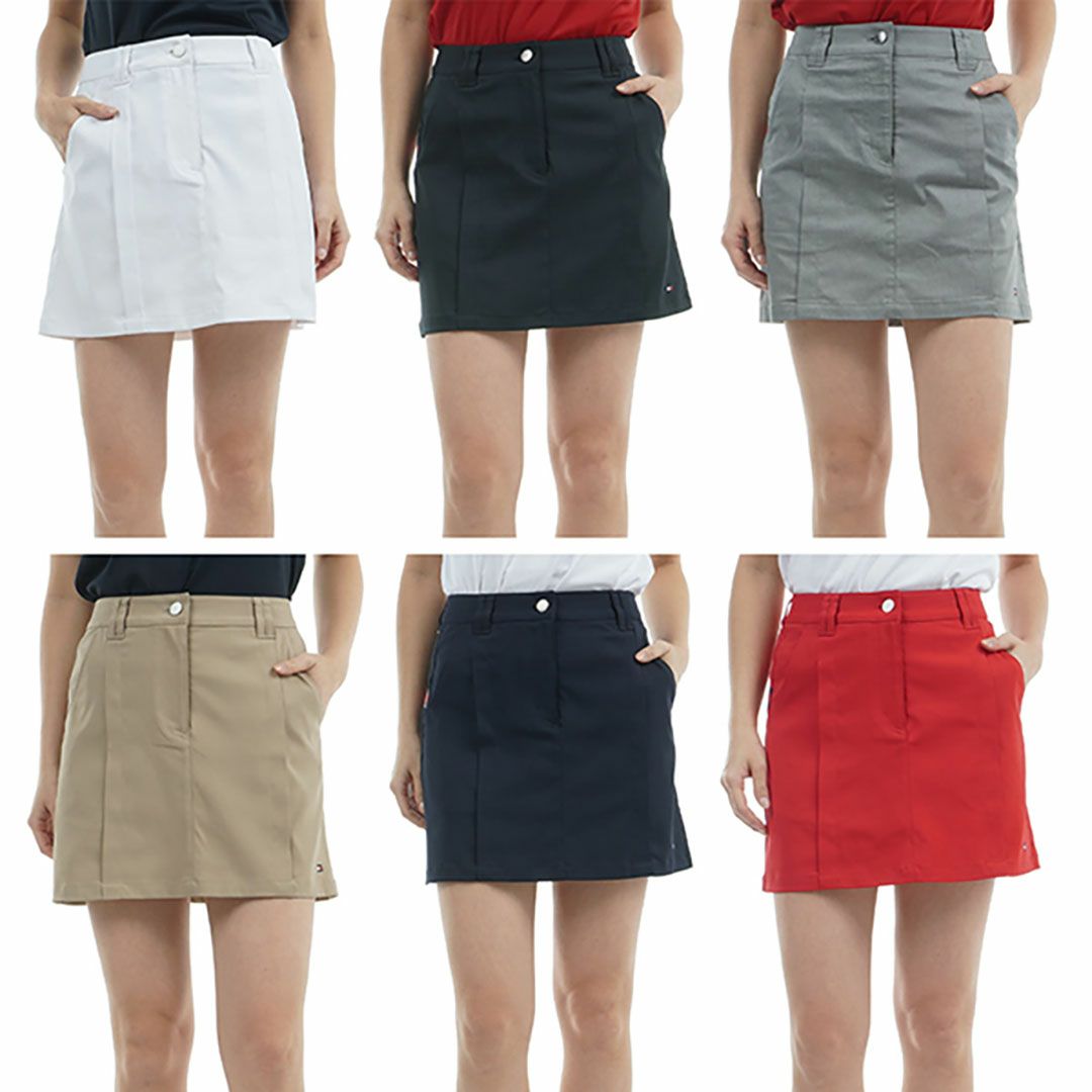 トミー ヒルフィガー ゴルフ Tommy Hilfiger Golf レディース レディース バックプリント ツイルスカート THLA514 詳細26