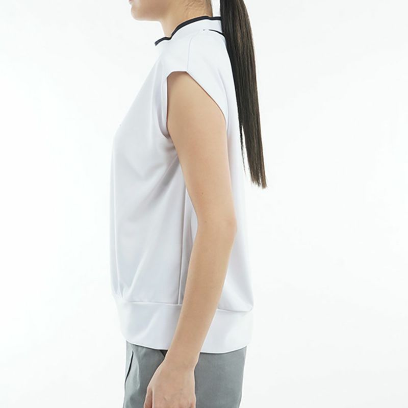 トミー ヒルフィガー ゴルフ Tommy Hilfiger Golf レディース レディース フレンチスリーブ コクーンモックネックシャツ THLA515 詳細6