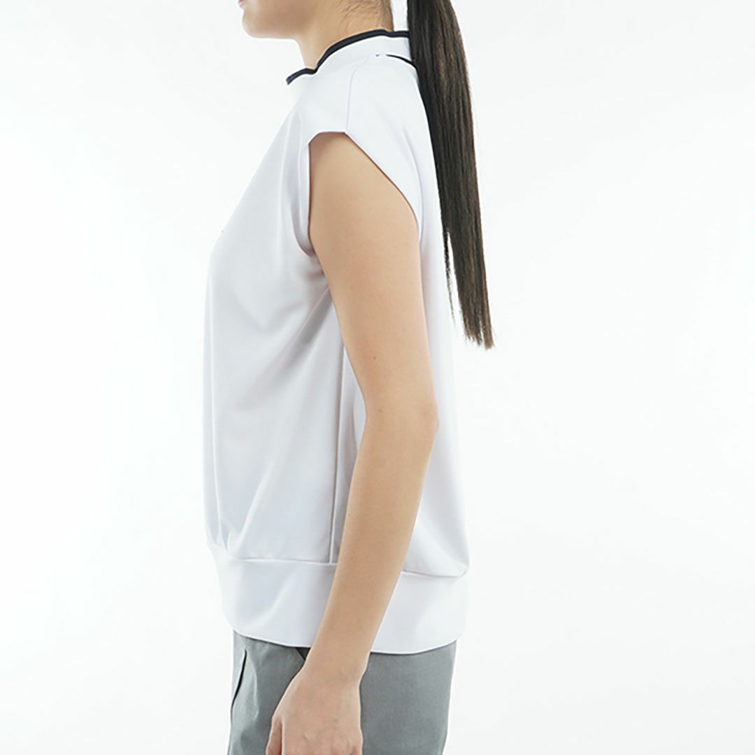 トミー ヒルフィガー ゴルフ Tommy Hilfiger Golf レディース レディース フレンチスリーブ コクーンモックネックシャツ THLA515 詳細6