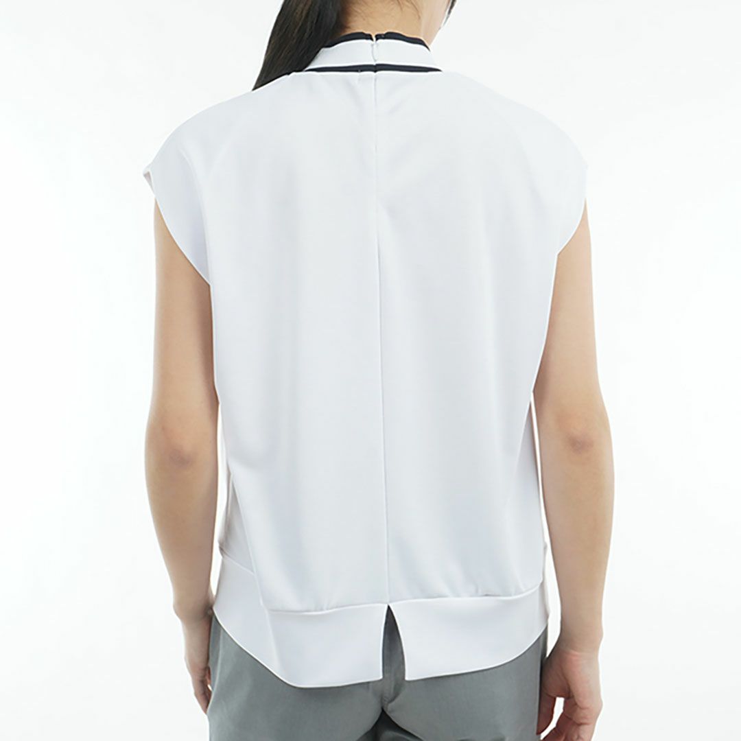 トミー ヒルフィガー ゴルフ Tommy Hilfiger Golf レディース レディース フレンチスリーブ コクーンモックネックシャツ THLA515 詳細7