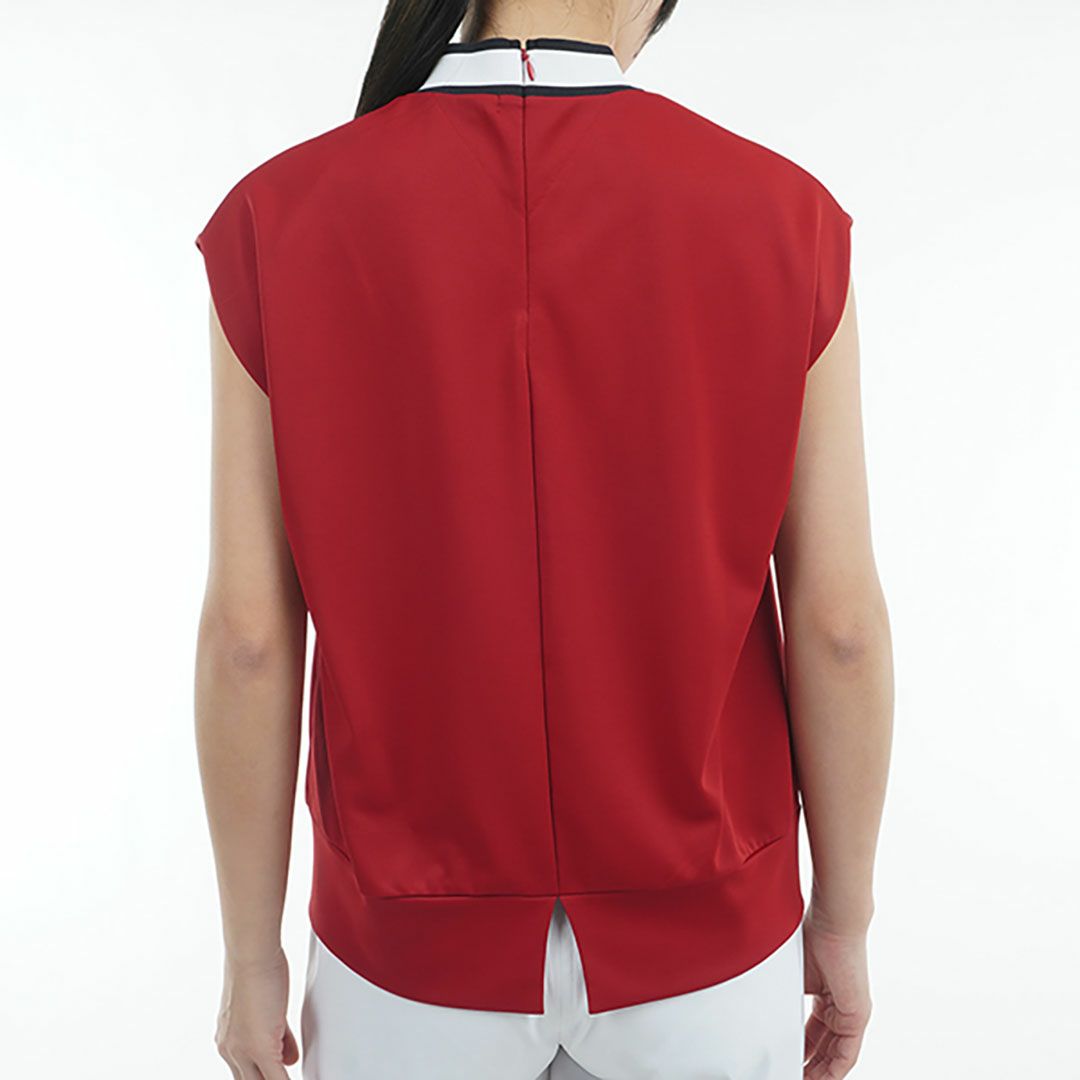 トミー ヒルフィガー ゴルフ Tommy Hilfiger Golf レディース レディース フレンチスリーブ コクーンモックネックシャツ THLA515 詳細18