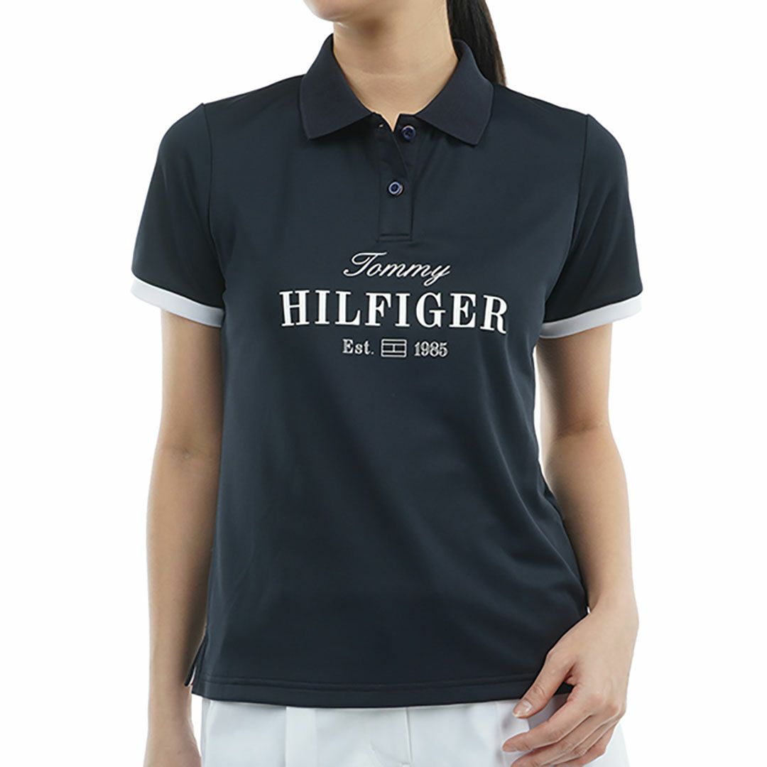 トミー ヒルフィガー ゴルフ Tommy Hilfiger Golf レディース レディース クラシックロゴ 半袖ポロシャツ THLA516 詳細3