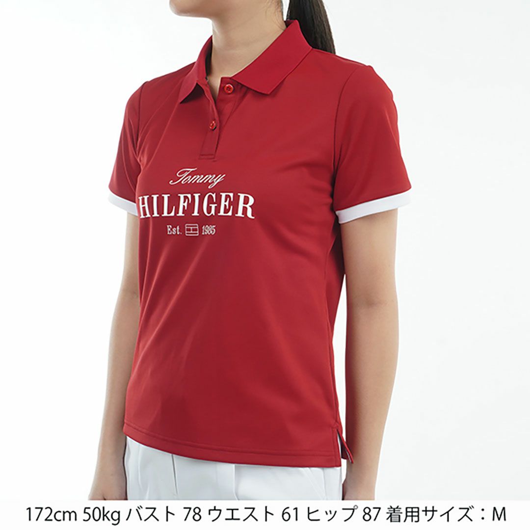 トミー ヒルフィガー ゴルフ Tommy Hilfiger Golf レディース レディース クラシックロゴ 半袖ポロシャツ THLA516 詳細5
