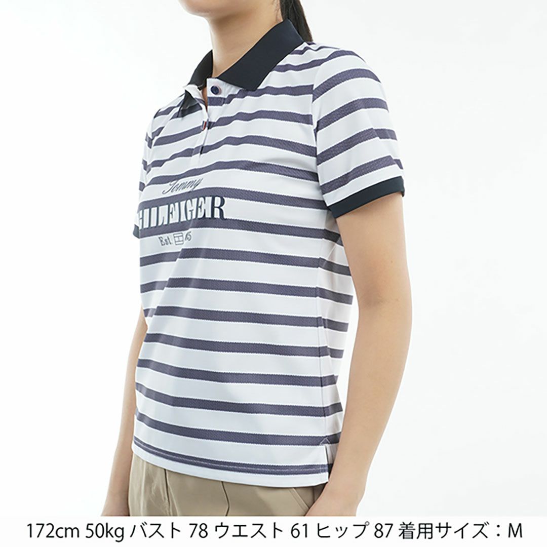トミー ヒルフィガー ゴルフ Tommy Hilfiger Golf レディース レディース クラシックロゴ 半袖ポロシャツ THLA516 詳細17