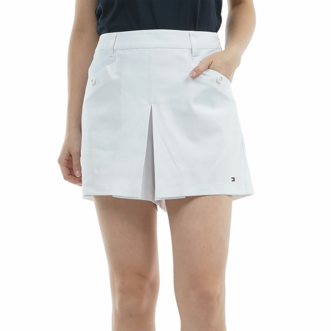 トミー ヒルフィガー ゴルフ Tommy Hilfiger Golf レディース レディース ボックスプリーツ マリンキュロット THLA518 詳細2