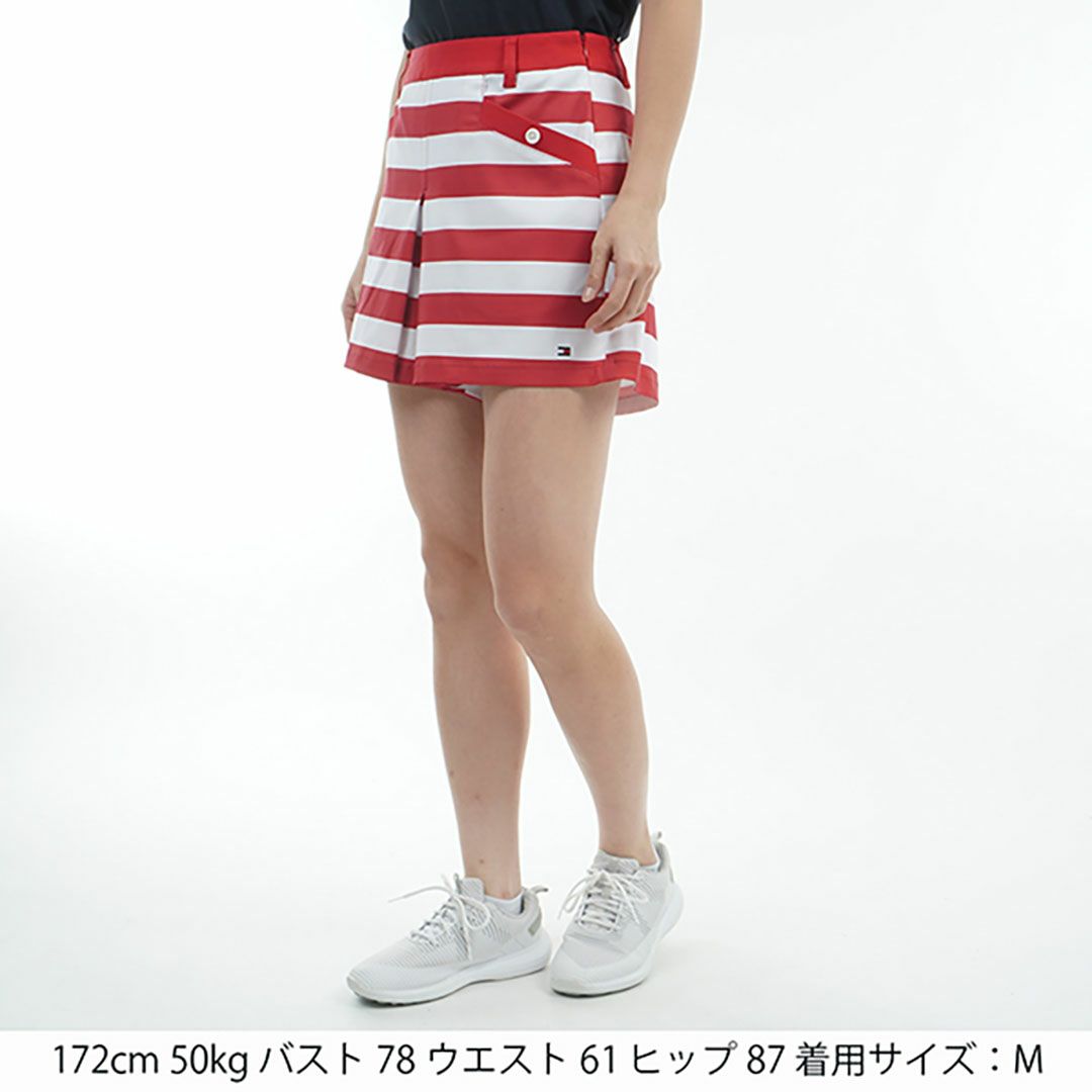 トミー ヒルフィガー ゴルフ Tommy Hilfiger Golf レディース レディース ボックスプリーツ マリンキュロット THLA518 詳細5