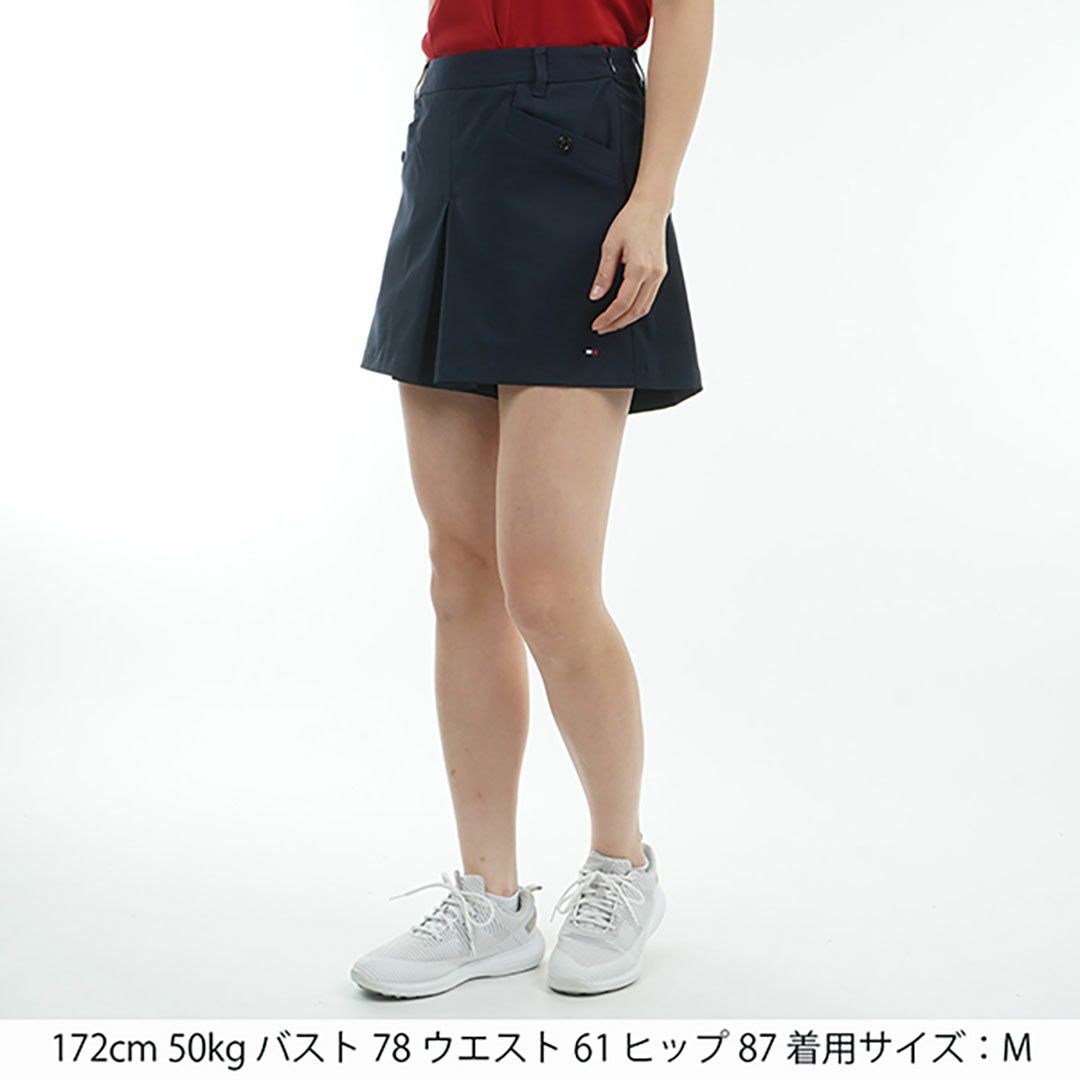 トミー ヒルフィガー ゴルフ Tommy Hilfiger Golf レディース レディース ボックスプリーツ マリンキュロット THLA518 詳細16