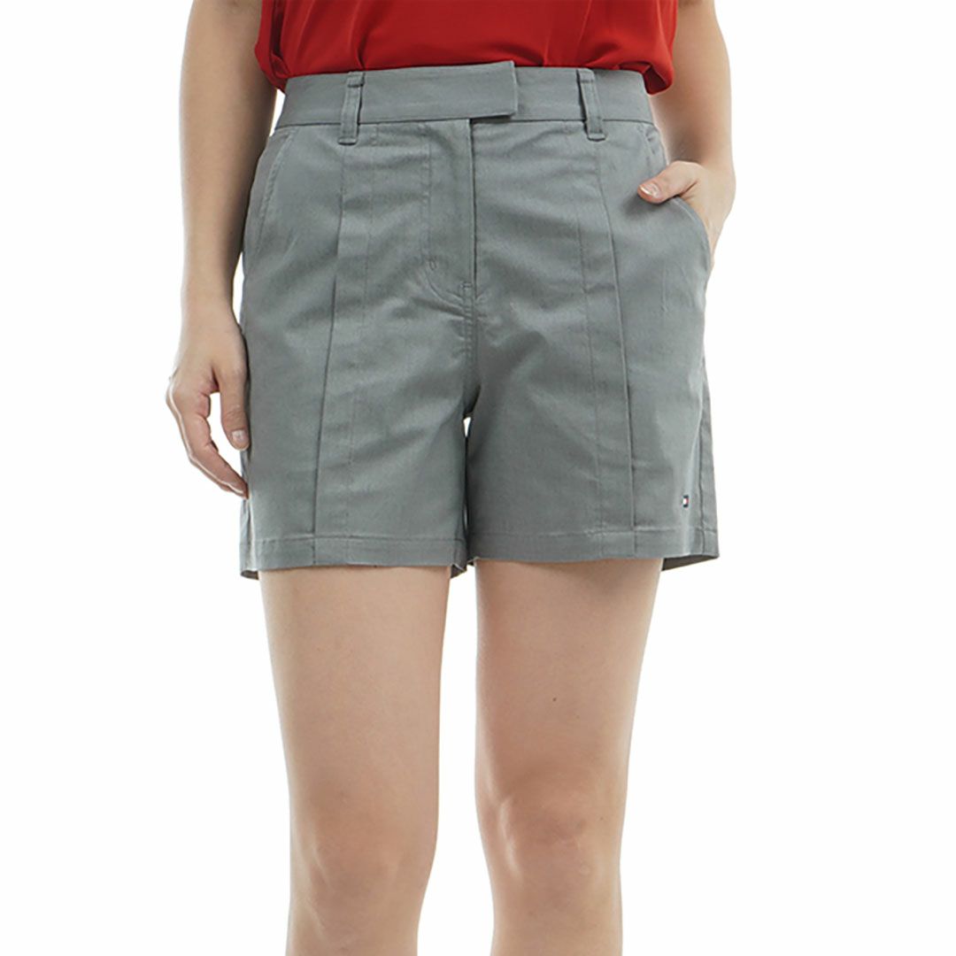 トミー ヒルフィガー ゴルフ Tommy Hilfiger Golf レディース レディース フロントタックツイル ショートパンツ THLA519 詳細1