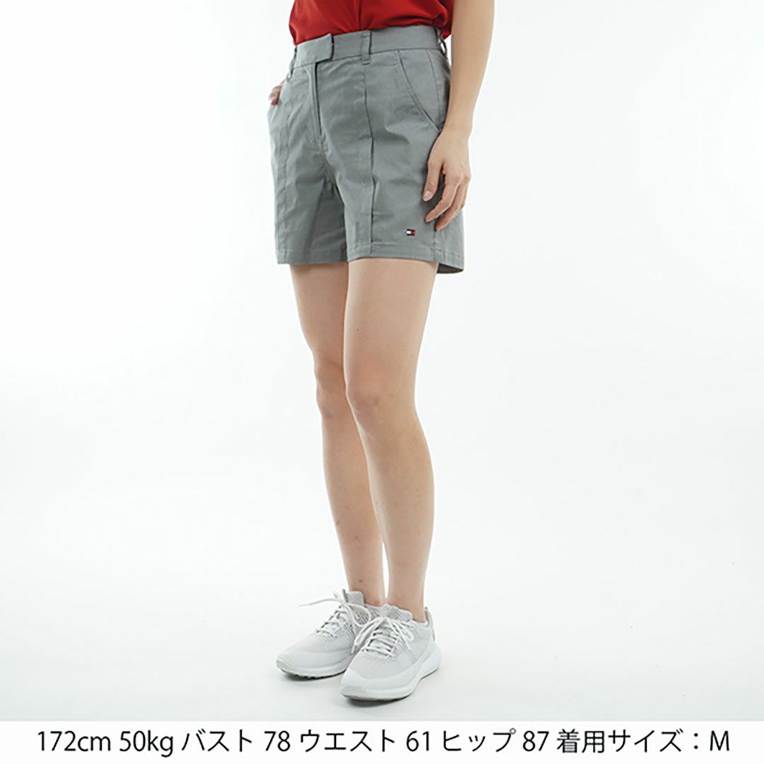トミー ヒルフィガー ゴルフ Tommy Hilfiger Golf レディース レディース フロントタックツイル ショートパンツ THLA519 詳細7